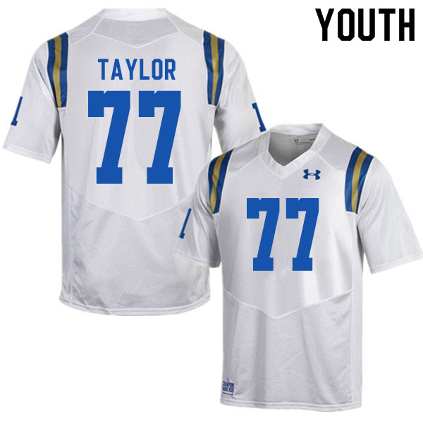Youth #77 Beau Taylor UCLA Bruins College Football Jerseys Sale-White
